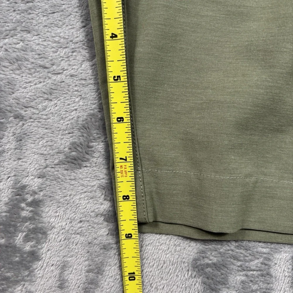Faherty Shorts Mens 30 Green All Day Hybrid Quick Dry Stretch Drawstring MSC0007
